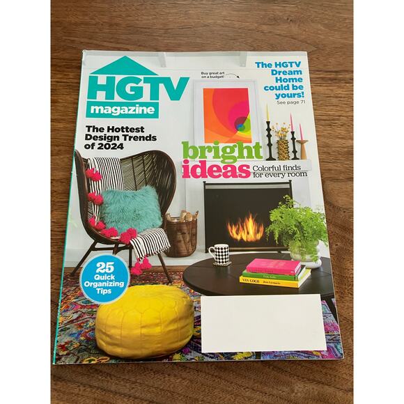 Lot of 6 HGTV Magazines | Home Decorating, Design Trends, DIY & Lifestyle - Picture 5 of 8